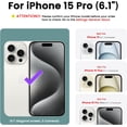 thumbnail image 2 of ORNARTO - Funda para iPhone 15 Pro de 6.1", silicona líquida de 3 capas, cubierta completa de gel suave, delgada y a prueba de golpes con forro de microfibra antiarañazos, color verde pino, 2 of 8