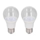 thumbnail image 2 of Bombillas para plantas Jadeshay 2 unidades luz LED de cultivo Espectro completo E27 E26 6 W, 2 of 8