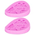 thumbnail image 4 of Molde Para Pasteles ANGGREK Rosa 2 Piezas Molde De Silicona Para Dulces Chocolate, 4 of 8