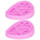thumbnail image 4 of Molde Para Pasteles ANGGREK Rosa 2 Piezas Molde De Silicona Para Dulces Chocolate, 4 of 8