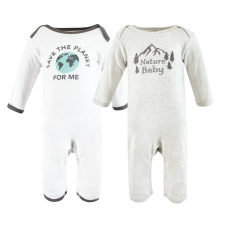

Touched by Nature Unisex Baby Organic Cotton Coveralls Nature Baby 9-12 Months
