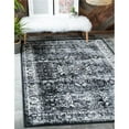thumbnail image 1 of Unique Loom 3134674 5 x 8 ft. Imperial Bosphorus Rectangular Rug, Black, 1 of 5
