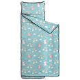 Unicorn and Rainbow Blue Pattern Kids Nap Mat, Sleeping Mat with ...