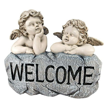 Raphael's Cherub Twins Welcome Statue