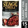 STAGG Classic Chili with Beans, Canned Chili, 15 oz