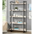 thumbnail image 5 of Furniture of America Lackomb Contemporary Wood 5-Tier Bookcase in Antique White, 5 of 8
