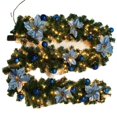 thumbnail image 2 of 2022 Diseño moderno Navidad 10 pies Garland Berry Adorno para árbol de Navidad Decoración navideña, 2 of 4