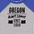 thumbnail image 4 of Inktastic Oregon Awesome Since 1859 Boys or Girls Baby Bodysuit, 4 of 5