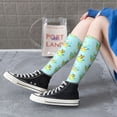 thumbnail image 5 of Naloa Doggy In Bubble Bath Thigh High Socks Extra Long Stretchy Sock Women Over Knee High Opaque Stocking Daily Wear, 5 of 6