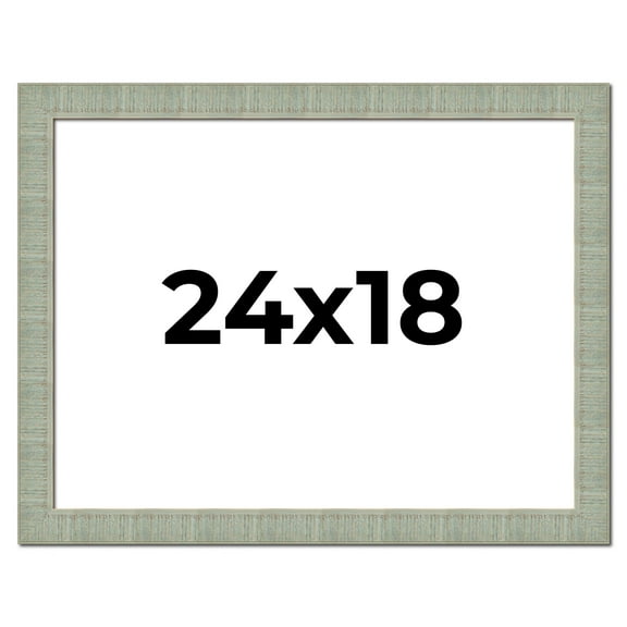 24x18 Frame Green Desert Pear Solid Wood Picture Frame | 1.625 Inch Moulding Width | Interior Frame