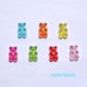thumbnail image 1 of Colgante de acrílico multicolor de arcoíris, 18MM, accesorio de joyería, 1 of 4