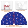 thumbnail image 4 of Yiaed Hockey Print Christmas Tree Skirt , Tree SkirtsTree Mat for Christmas Winter Holiday Indoor Decorations-48", 4 of 7