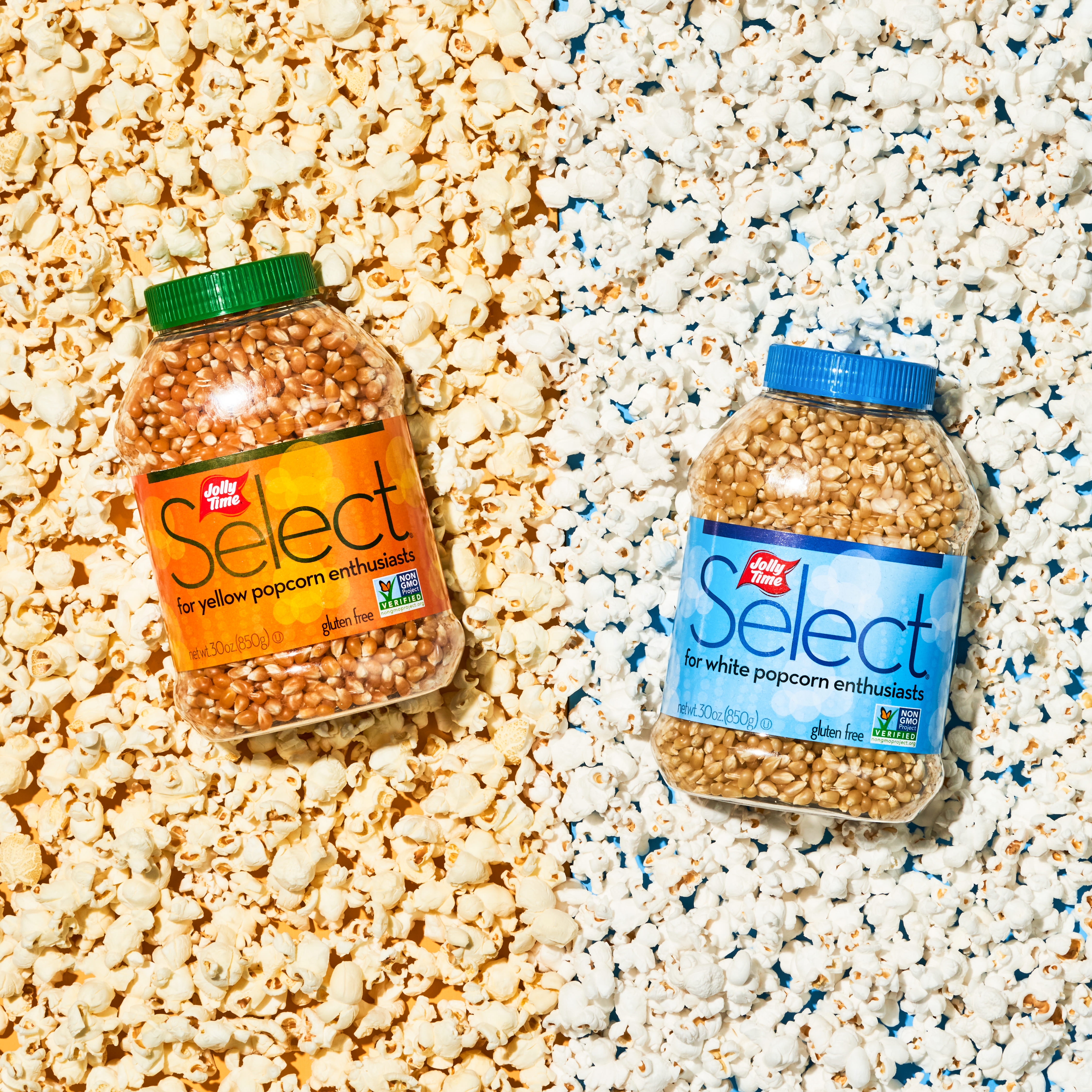 Jolly Time White Unpopped Popcorn Kernels 30 oz Whole Grain