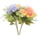 thumbnail image 5 of KAKOWELY 4 piezas de decoración de flores simuladas, florero de adorno de flores artificiales realistas, decoración de flores falsas, 5 of 5