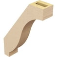 thumbnail image 5 of Ekena Millwork 3"W x 12"D x 16"H Baker Rough Cedar Woodgrain TimberThane Knee Brace, Primed, 5 of 6