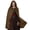 Brown, variant on Medieval Hooded Cloak for Women Solid Renaissance Cape Halloween Cosplay Costume for Unisex
