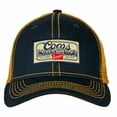 thumbnail image 2 of Coors Banquet Gold Cotton Twill Mesh Back Snapback Hat, 2 of 4