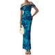 thumbnail image 5 of Vestido PRETTYGARDEN Floral de Verano 2025 con Hombros Descubiertos XL, 5 of 5