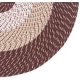 thumbnail image 3 of Better Trends 22" x 44" Wedge Braided Rug 100% Polypropylene Durable and Stain Resistant Reversible Indoor Area Utility Rug, Country Stripe Collection - Brown Stripe, 3 of 5