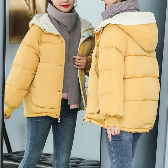 EGNMCR Womens Plaid Shacket Jacket, Long Sleeve Button Down Fleece Hooded Jackets, Warm Coat Women Hooded Zippers Loose Long Sleeve Warm Blouse Coat Jackets Women Coat