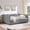 Black, variant on Harper & Bright Designs Queen Size Gingham Daybed with Storage Drawers, Linen Sofa Bed Frame with USB Port for Living Room and Bedroom, Navy