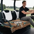 thumbnail image 5 of XYZCANDO Western Horse Golf Cart Seat Cover | 4 Storage Pockets, Non-slip Washable Terry Cloth for 2-Seat Golf Carts, 5 of 8