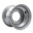 thumbnail image 2 of 18X9.50 8 ATV Wheel Rim Aluminum Alloy High Strength 8 Inch Wheel Rim Hub Go Karts Carts Silver, 2 of 7
