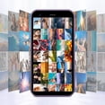 thumbnail image 6 of Mini Phone 2G+16GB Smartphone 3.0 Inch Android 8.1 3000mAh Small Mobile Phone Student Pocket Cell Phone Dual SIM GPS Face ID(Purple), 6 of 7