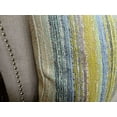 thumbnail image 2 of Plutus Spoft Strie Coussin Fait Main Bleuet, (16 Pouces x 16 Pouces), 2 of 2