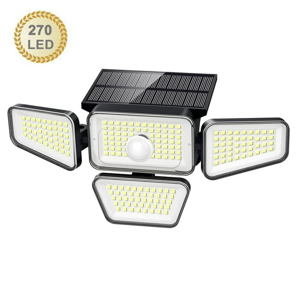 JOPESO Solar Outdoor Lights 270 LED Waterproof Motion Sensor Security