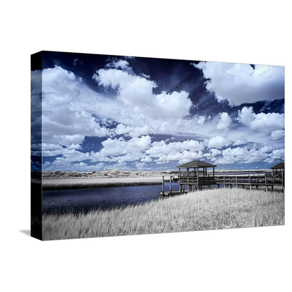 Art.com River in the Marsh II Stretched Canvas Print Wall Art by Alan Hausenflock, 18" x 12"
