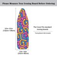 thumbnail image 6 of HELLHERO Geometric Patterns Iron Padding Covers for Fade - Proof 15x54 Inches Polyester Elastic Edge Non Stick, 6 of 6