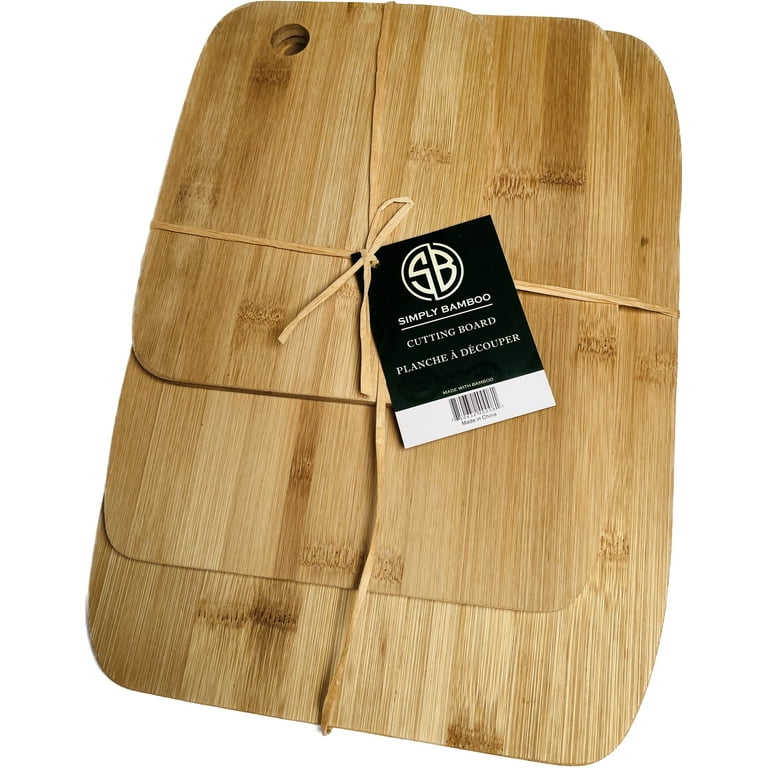 Simply Bamboo Brown Valencia Bamboo Cutting Board - 15