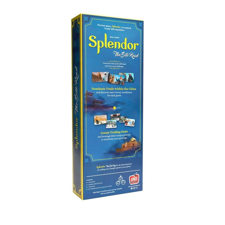 Splendor Startegy Board Game: The Silk Road Expansion for Ages 10