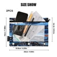 thumbnail image 3 of Winter Landscape Illustration 9.8x7.1in Water Resistant Binder Pouch, 3-Ring Compatible, Transparent Front, 3 of 6