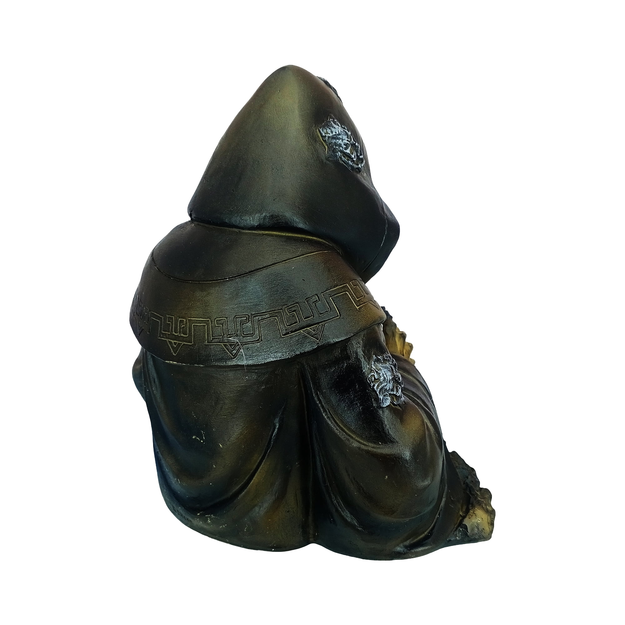 Reaper Backflow Incense Burner – Gothic Grim Reaper Design Polyresin Fountain Holder for Meditation, Aromatherapy, Halloween & Home Décor – Spooky Skull Incense Cone Holder Gifts