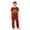 Style 42, variant on Halloween Pajamas Set for Family Castle Bat Crew Neck Funny Pjs Spider Web Ghost Spooky Wide Leg Pajamas, Kids:6 Years
