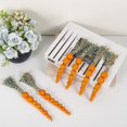 thumbnail image 3 of Rustic Spring Beaded Carrot Easter Decorations Hanging Wooden Beaded Carrots for Spring Tiered Tray Ornament, 3 of 6