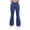 Blue, variant on KVPLBQFD Bell Bottom Jeans for Girls Crossover Stretchy Jeans Kids High Waisted Pull On Denim Pants Girl Trendy Flare Leggings with Pockets