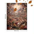 thumbnail image 3 of Qisvanset 12x16 Inch Victorian Cat Portrait Renaissance Canvas Print Wall Art, 3 of 5
