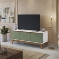 thumbnail image 1 of Mueble TV 55" 3 Puertas 136 cm Blanco/Verde Kappesberg, 1 of 10