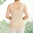 thumbnail image 5 of Ropa interior térmica para mujer, sujetador sin espalda de encaje de color cálido de invierno con almohadillas extraíbles, ropa interior integrada con forro polar, capa base, ropa interior cálida, suj, 5 of 5
