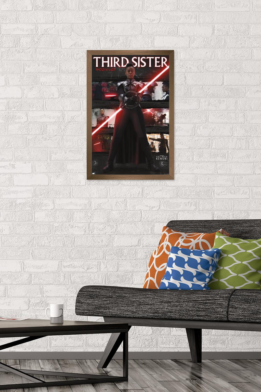 Star Wars: Obi-Wan Kenobi - Third Sister Wall Poster, 14.725" x 22.375" Framed
