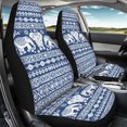 thumbnail image 4 of POLERO Embroidered Elephant Medallion Polyester Car Seat Cover Easy Install, Waterproof Front Seat Cover for Women, 2 Pcs Vehicle Seat Covers, 4 of 11