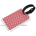 thumbnail image 4 of Balery Cartoon Lobster Print Durable Luggage Tags with Secure Strap, Personalized Travel ID Tags for Suitcases, Bags, and Backpacks - Easy Identification for Men and Women, 4 of 8