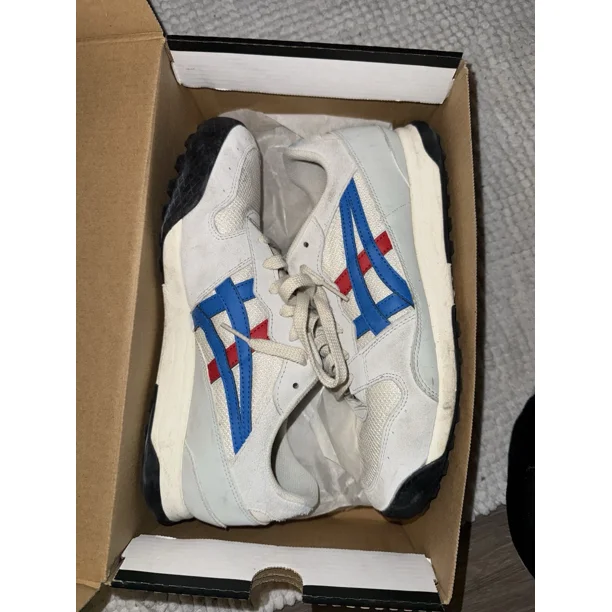 Onitsuka Tiger HORIZONIA CREAM DIRECTOIRE BLUE Athletic Shoes Sneakers 8.5