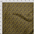 thumbnail image 3 of oneOone Polyester Lycra Fabric Leaves & Floral Artistic Printed Craft Fabric BTY 56 Inch Wide, 3 of 4