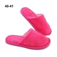 thumbnail image 3 of Qarigey Zapatillas de casa Calzado cálido Suministros de invierno Multicolor Lavable Suavidad Artesanía Accesorios para el hogar Zapatillas Accesorios de calzado Rosa roja 40-41, 3 of 6