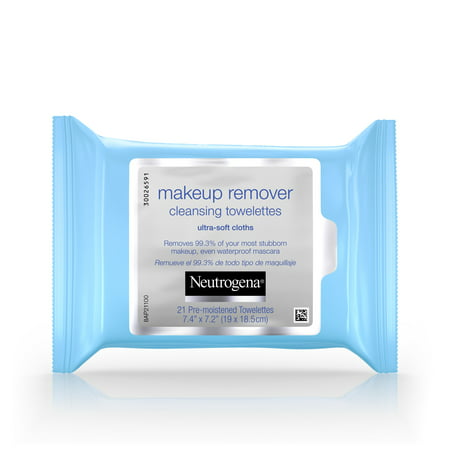 Neutrogena Makeup Remover Cleansing Towelettes & Wipes, 21 (Best Makeup Remover Wipes For Oily Skin)