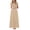 Khaki summer dresses for women, variant on Summer Dresses for Women Elegant Lace Patchwork Evening Party Pleated Swing Long Dresses 2025 Sleeveless V-Neck Solid Maxi Formal Dress Navy XL